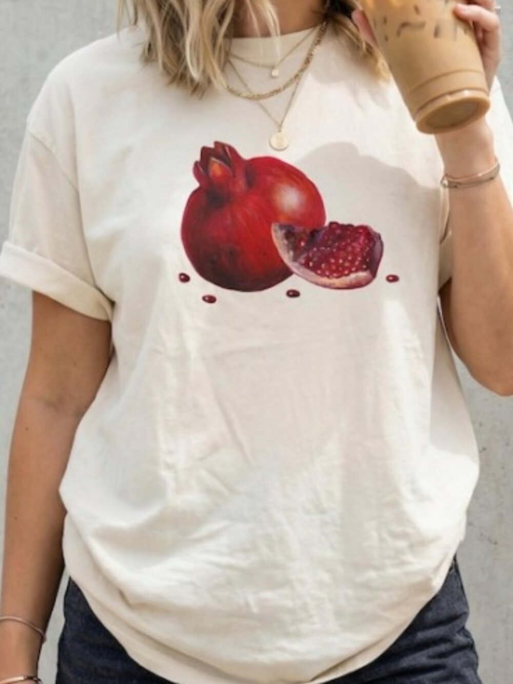 Fruit Shirt, Cottagecore Garden Shirt, Summer Aesthetic Tee